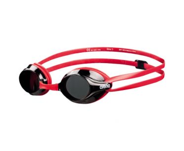 Arena Drive 3 zwembril getint zwart/rood 