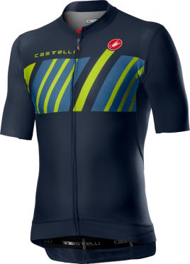 Castelli Hors Categorie korte mouw fietsshirt donkerblauw heren 
