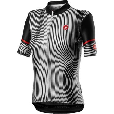 Castelli Illusione SL fietsshirt zwart/wit dames 