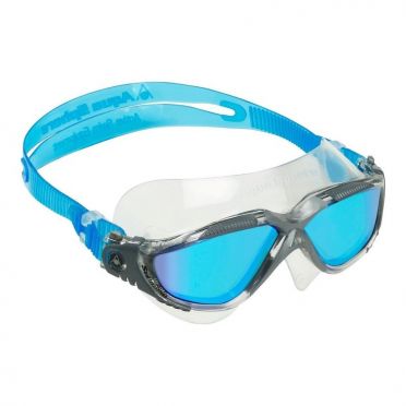 Aqua Sphere Vista blauw/Titanium spiegellens zwembril  