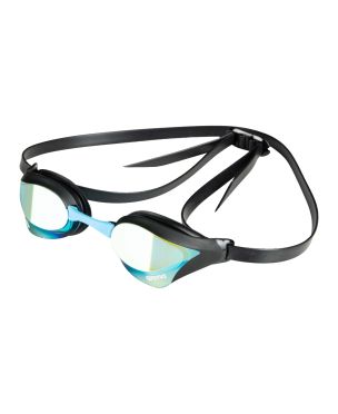 Arena Cobra Ultra swipe mirror zwembril blauw/zwart 