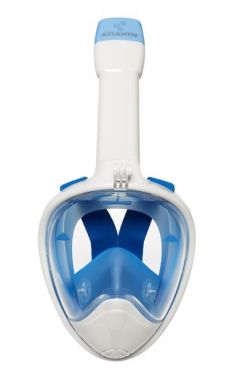 Atlantis 2.0 Full face snorkelmasker wit/blauw 