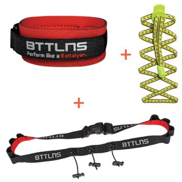 BTTLNS Triathlon accessoires voordeel pakket geel 