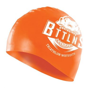 BTTLNS Shark absorber 2.0 siliconen badmuts neon/oranje 