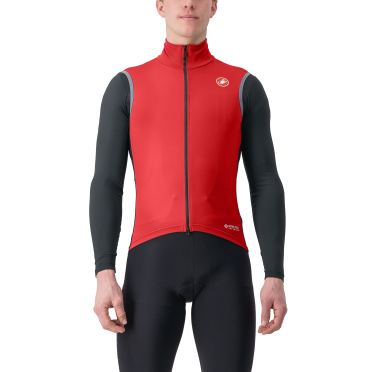 Castelli Perfetto RoS 2 mouwloos fietsvest rood heren 