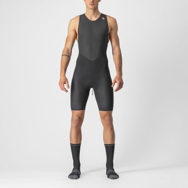 Castelli Elite Speed suit mouwloos zwart heren 