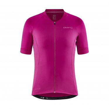 Craft Advanced Endurance fietsshirt korte mouw neon roze dames 