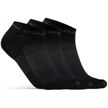 Craft Advanced Dry mid Shaftless Sokken zwart 3-pack 