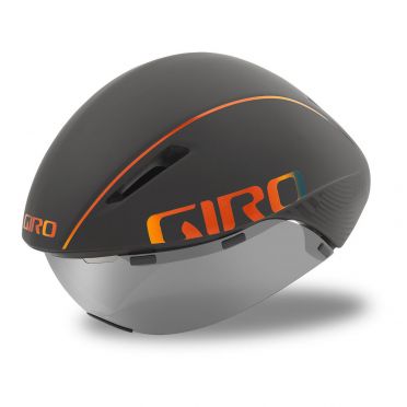 Giro Aerohead mips fietshelm mat grijs / firechrome 