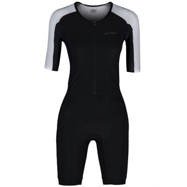 Orca Athlex Aero race trisuit korte mouw zwart/wit dames 