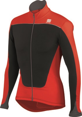 Sportful Force Thermal Jersey zwart-rood heren 01276-257