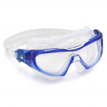 Aqua Sphere Vista Pro transparante lens zwembril blauw 