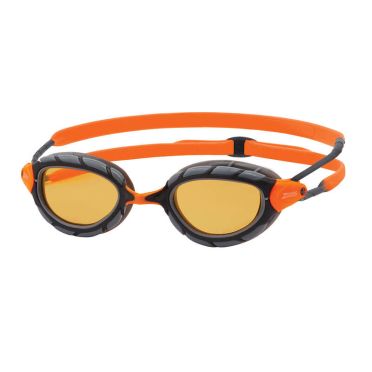 Zoggs Predator polarized ultra zwembril zwart/oranje 