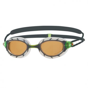 Zoggs Predator polarized ultra zwembril groen/wit 