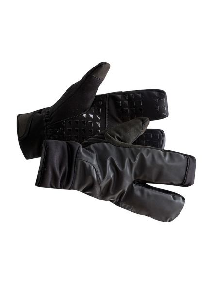 Craft Siberian 2.0 Split finger fietshandschoenen zwart unisex  1906571-999000