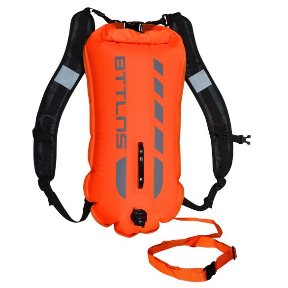 BTTLNS Kronos 1.0 safeswimmer backpack zwemboei 28 liter oranje  0121004-034