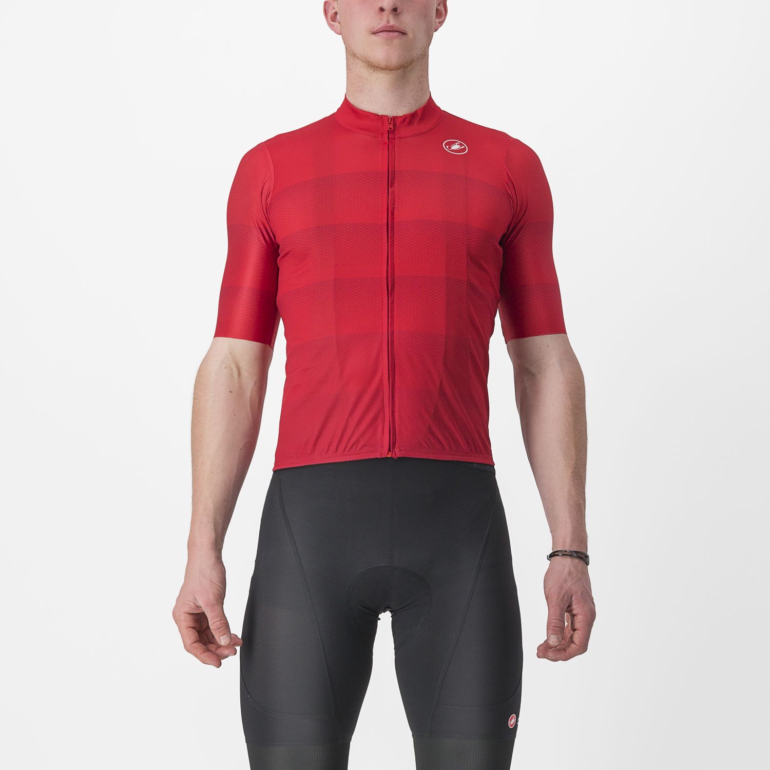 louter woede Toegangsprijs Castelli Livelli korte mouw fietsshirt rood heren kopen? Bestel bij  triathlonaccessoires.nl