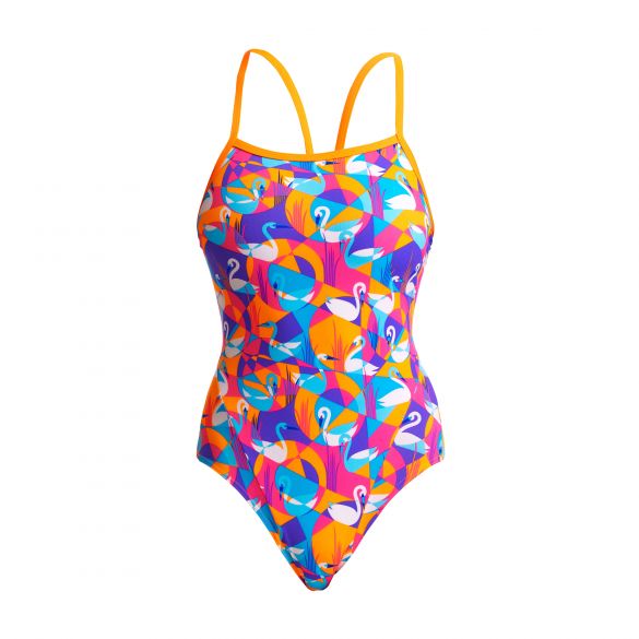 Funkita Swim Swan Eco single strap badpak dames  FKS030L71326