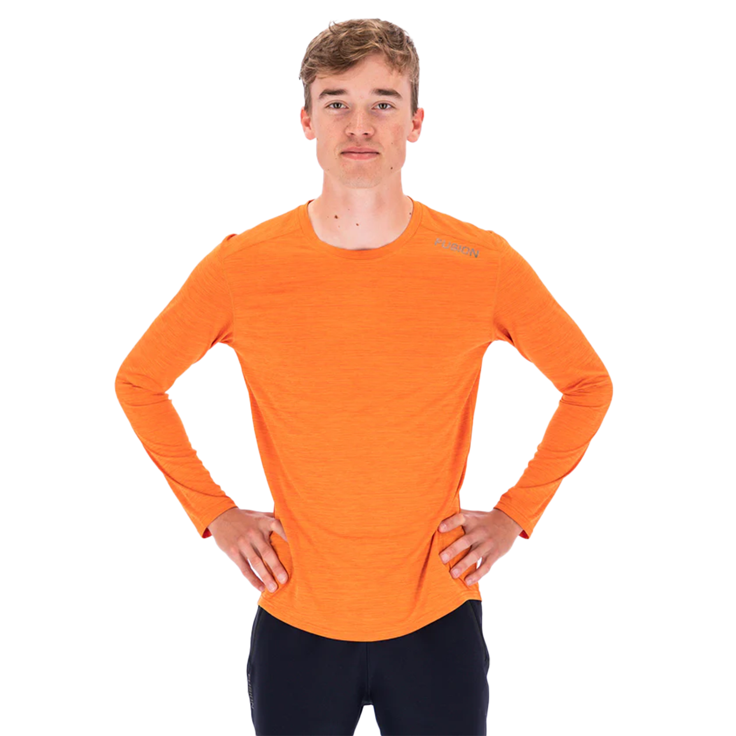 Fusion C3 LS Shirt oranje heren  0282-OR