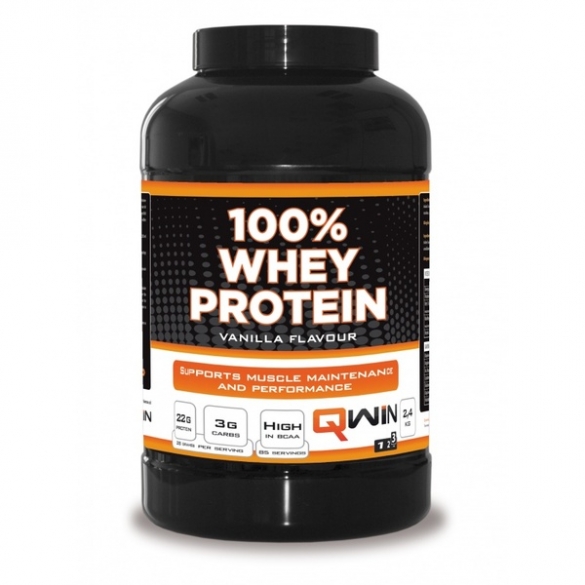 QWIN 100% Whey Protein Banaan 2400 gram