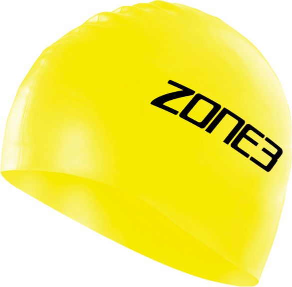 Zone3 Silicone swim cap geel  SA18SCAP115