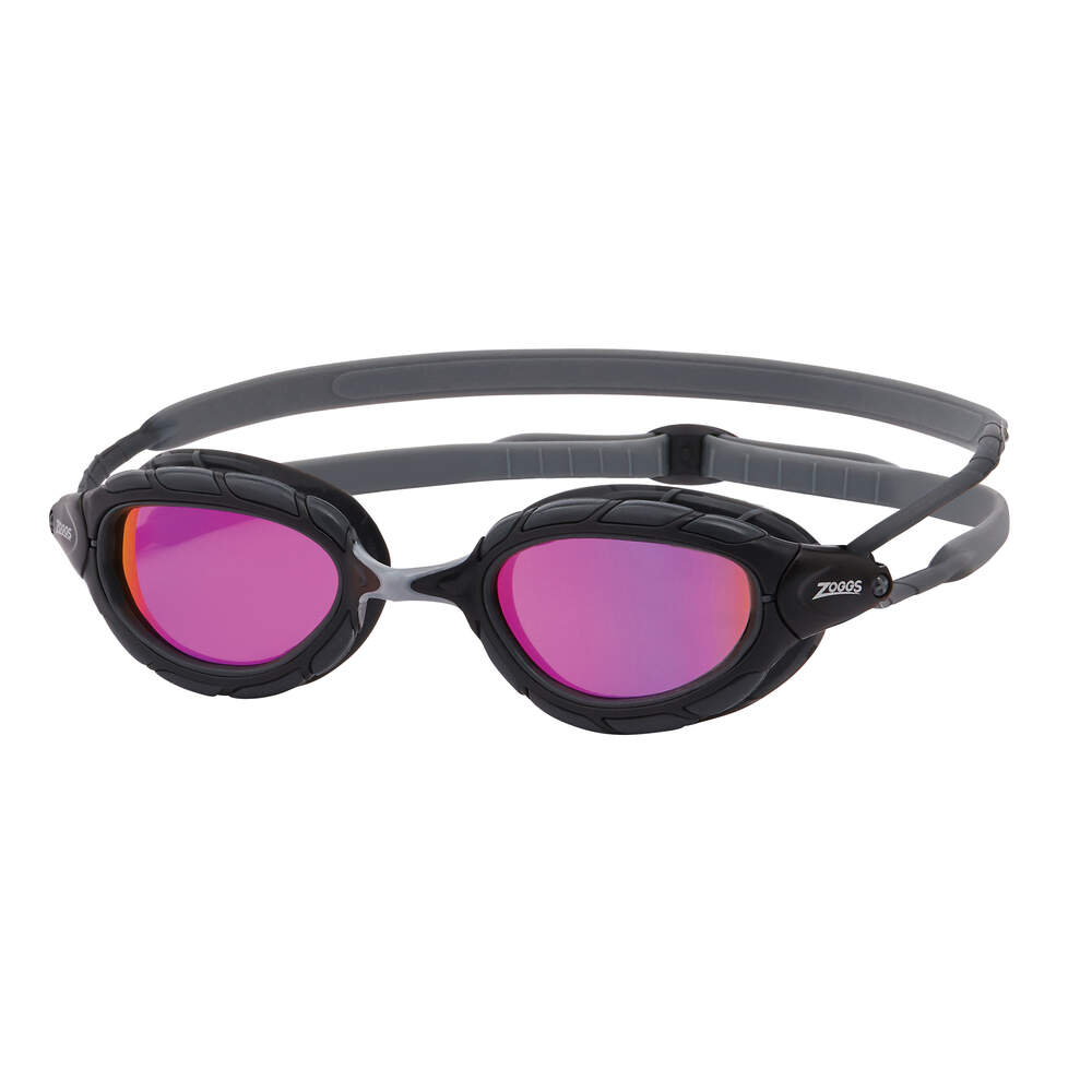 Zoggs Predator titanium zwembril zwart/paars  461065-GYBK/MPK