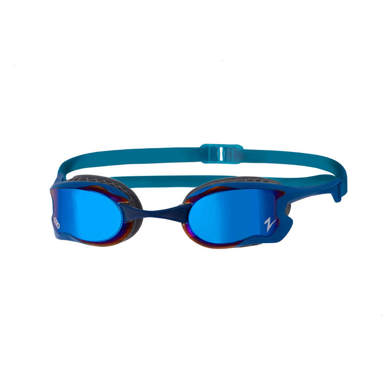 Zoggs Raptor HCB Titanium spiegellens zwembril blauw  461085-BLGY/MDB