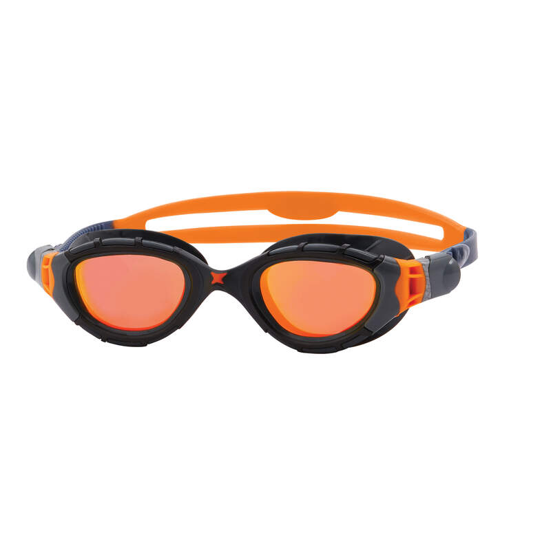 Zoggs Predator flex titanium zwembril oranje/zwart  461054-gybk/mor