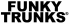 Funky Trunks Dripping Paint plain front trunk zwembroek heren  FT01M70909