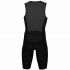 Orca Athlex race trisuit mouwloos zwart/zilver heren  MP1237